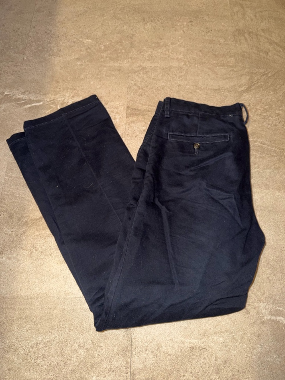 St. John's Bay Black Chino Pants - Straight Leg